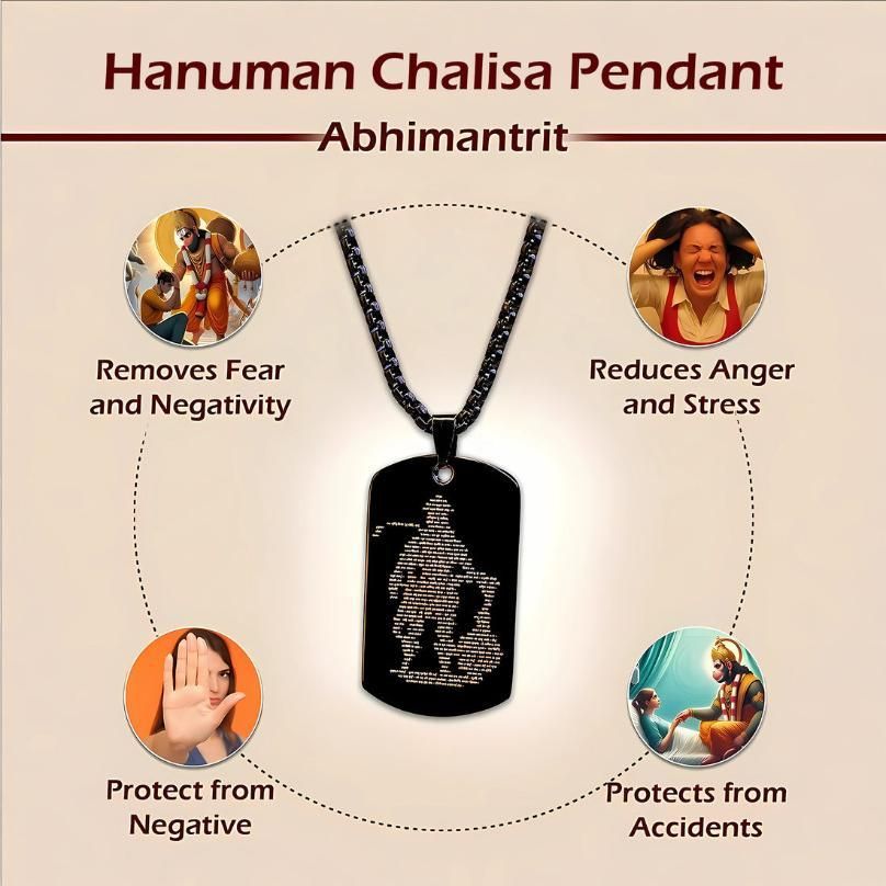 Hanuman Chalisha Chain & Pendant