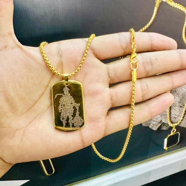 Hanuman Chalisha Chain & Pendant