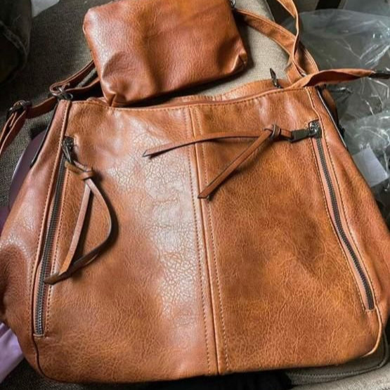 Tote Bag For Women PU Leather Hobo Bags for 2 in 1 Handbag