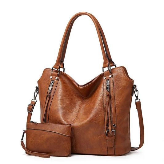 Tote Bag For Women PU Leather Hobo Bags for 2 in 1 Handbag